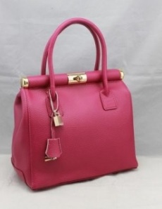 Dark Pink Leather Bag £79